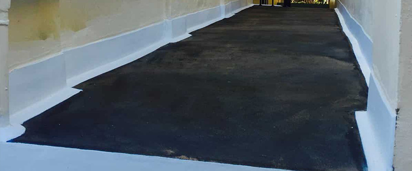 Mastic asphalt flooring